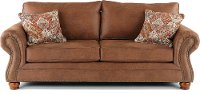 Casual Traditional Mocha Brown Sofa - Tahoe