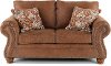Casual Traditional Mocha Brown Loveseat - Tahoe