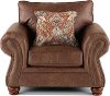 Casual Traditional Mocha Brown Chair - Tahoe