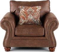 Casual Traditional Mocha Brown Chair - Tahoe