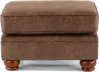 Tahoe Casual Traditional Mocha Brown Ottoman