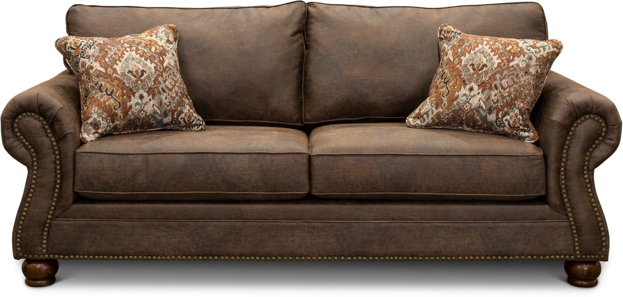 Tahoe Casual Traditional Mocha Brown Sofa Bed-1