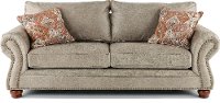Casual Traditional Graphite Brown Sofa - Tahoe