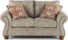 Casual Traditional Graphite Brown Loveseat - Tahoe