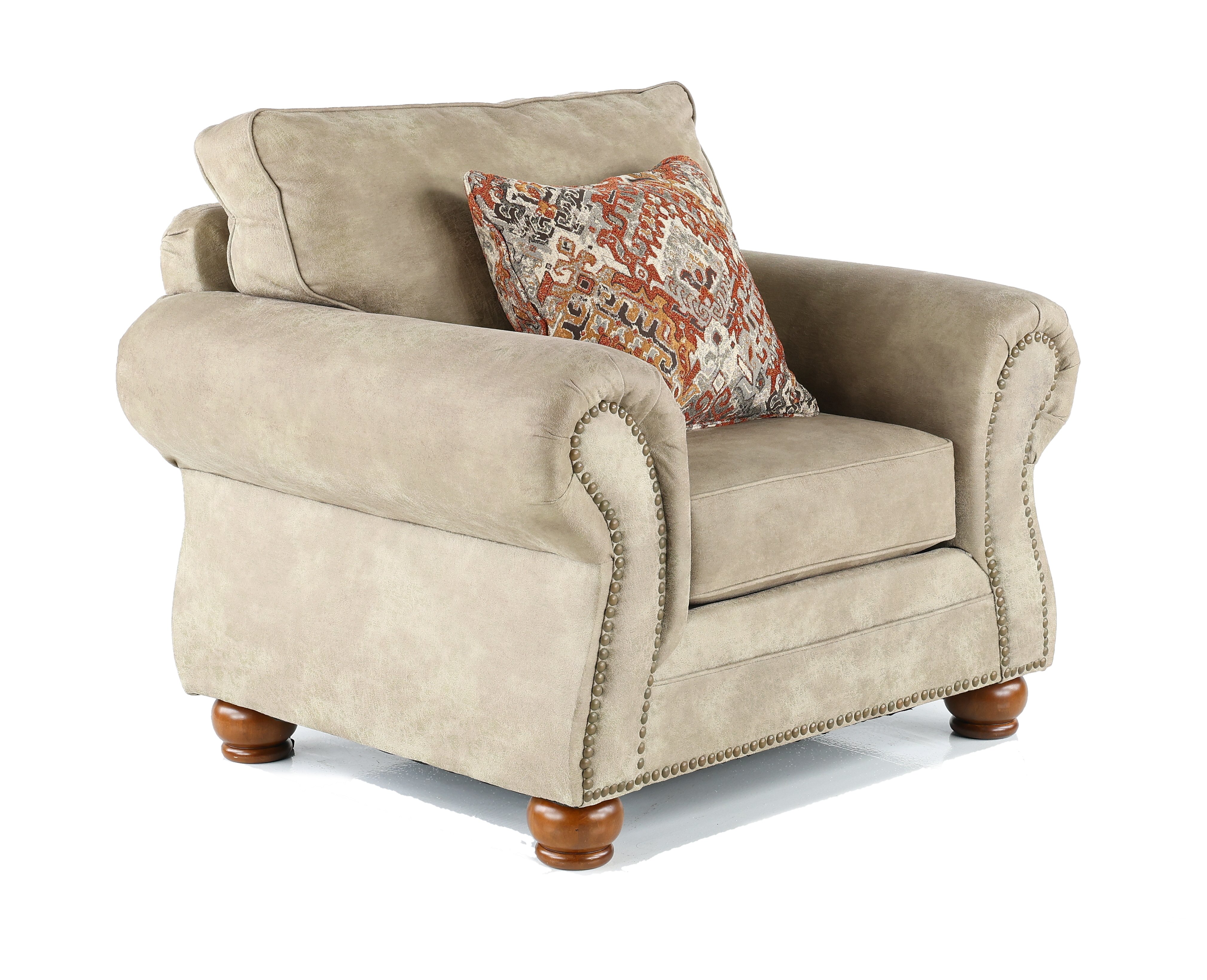 Tahoe Casual Traditional Graphite Brown Chair-2