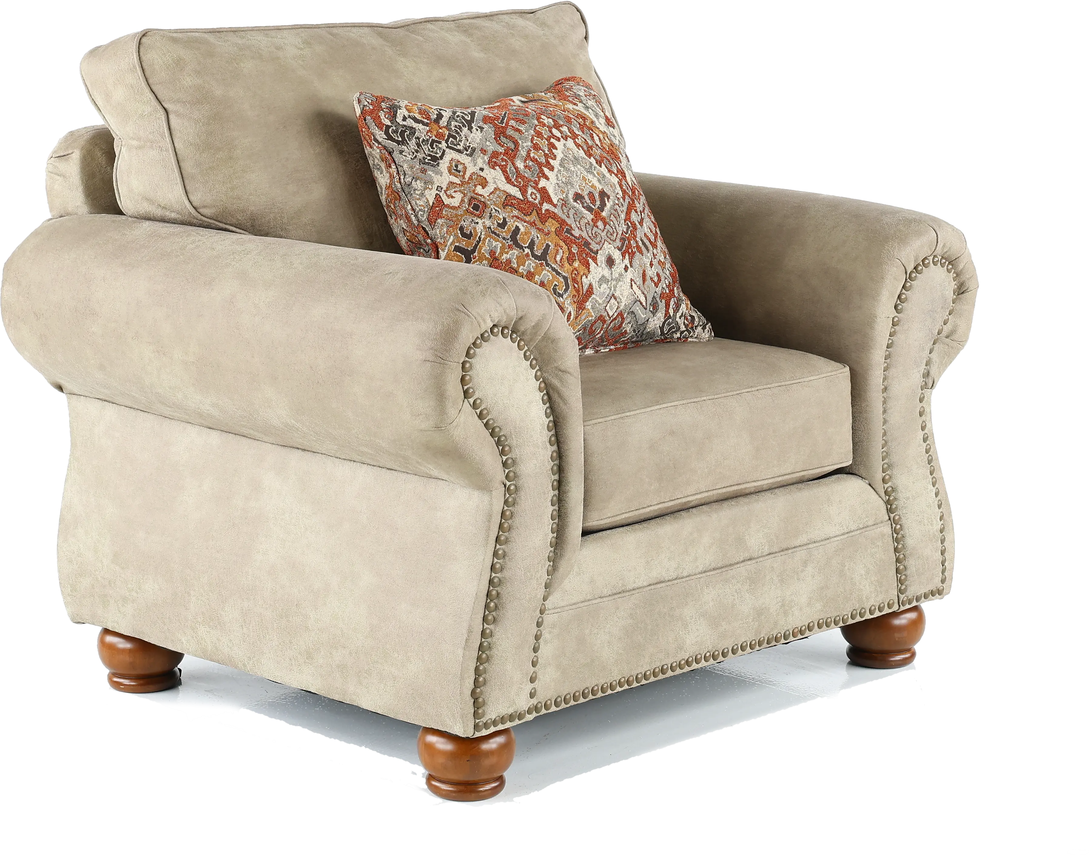 Tahoe Casual Traditional Graphite Brown Chair-2