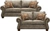 Traditional Graphite Brown 2 Piece Living Room Set - Tahoe