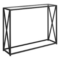 Black Contemporary Metal Accent Table