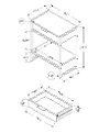 White and Chrome Metal End Table-3