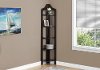 Brown 72 Inch Corner Bookshelf