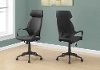 Black Microfiber Computer Chair