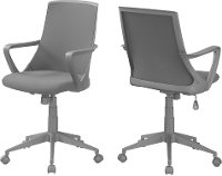Black Computer Chair with Mesh Back-3