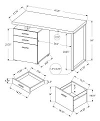 Taupe and Black Metal Small Office Desk-2