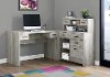 Gray Corner Computer Desk - Brooklyn