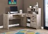 Taupe Corner Computer Desk
