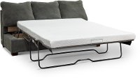 Contemporary Dark Gray Armless Sofa Bed - Autumn-2