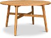 Clearance Natural Eucalyptus Wood Round Patio Table - Glades