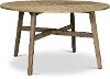 Clearance Weathered Gray Eucalyptus Wood Round Patio Table - Glades
