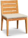 Natural Eucalyptus Wood Patio Chair - Glade