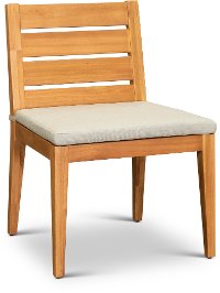 Natural Eucalyptus Wood Patio Chair - Glade