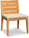 Natural Eucalyptus Wood Patio Dining Chair - Glade
