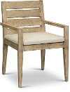 Clearance Weathered Gray Patio Arm Chair - Glades