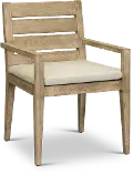 Weathered Gray Patio Arm Chair - Glades