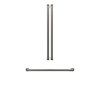 CXLB3H3PMBT Café French Door Refrigerator Handle Kit in Brushed Black