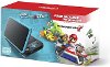 2DS JAN S BADB New Nintendo 2DS XL with Mario Kart - Black and Turquoise-1