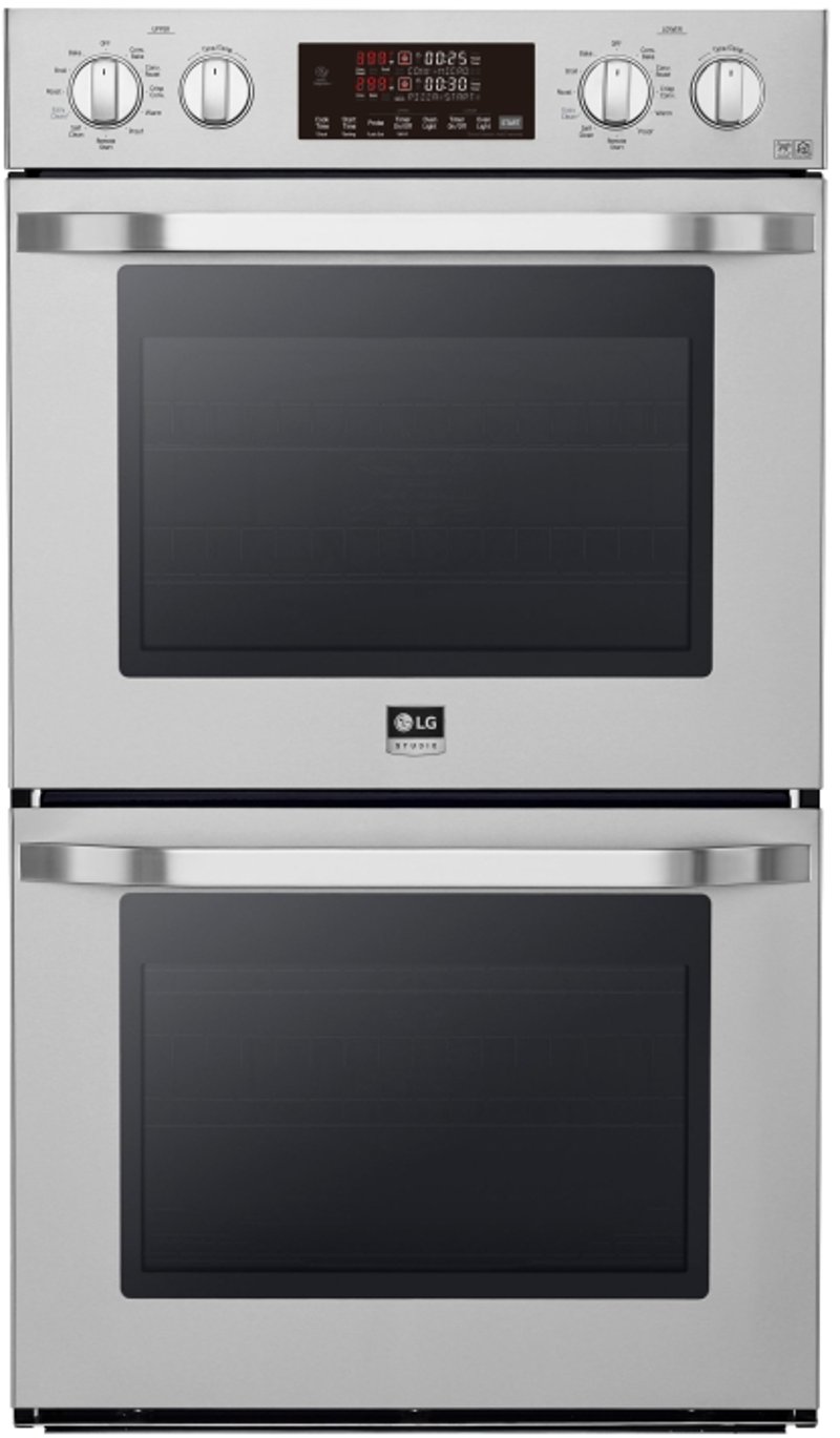 Lg Studio 30 Inch Smart Double Wall Oven With Convection 9 4 Cu Ft Stainless Steel
