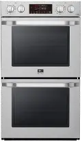 LSWD307ST LG Studio 30 Inch Smart Double Wall Oven with Convection - 9.4 cu. ft. Stainless Steel