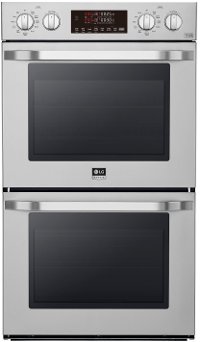 LSWD307ST LG Studio 30 Inch Smart Double Wall Oven with Convection - 9.4 cu. ft. Stainless Steel