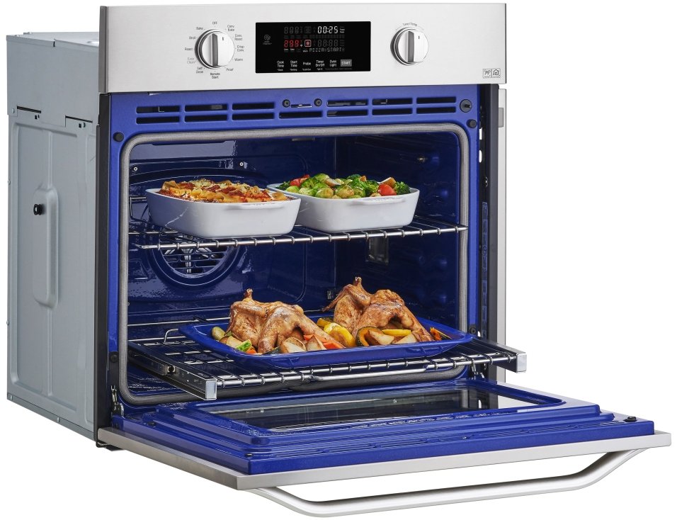 LSWS307ST LG Studio 30 Inch Smart Single Wall Oven with Convection - 4.7 cu. ft. Stainless Steel-4