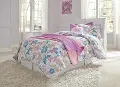 Anarasia White Twin Sleigh Headboard