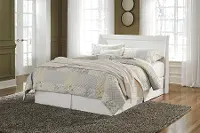 Classic White Full Sleigh Headboard - Anarasia