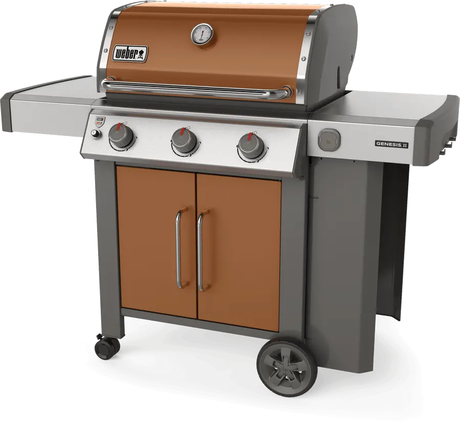 61025001 Weber Genesis II E-315 Liquid Propane Grill Copper-2