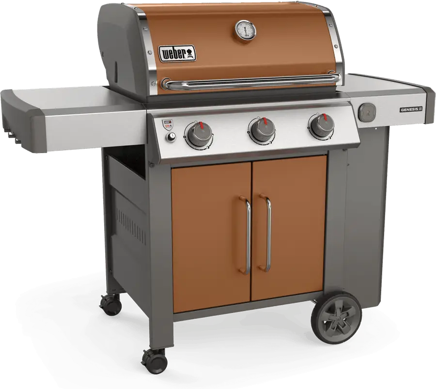 61025001 Weber Genesis II E-315 Liquid Propane Grill Copper-3