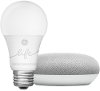 H1B-GOOGLE SMART LIGHT STARTER KIT Google Home Mini Smart Light Starter Kit - Chalk