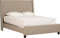 KIT Classic Natural Beige Queen Upholstered Bed - Churchill