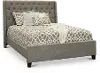 Churchill Natural Beige King Upholstered Bed