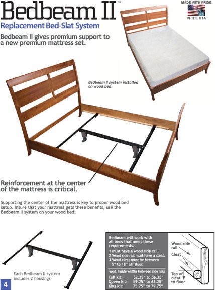 Bedbeam II Metal Slat Replacement System-3
