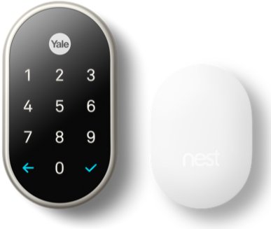 NEST YALE LOCKD WITH CONNECT/SATIN NICKEL Nest x Yale Lock with Google Nest Connect-1