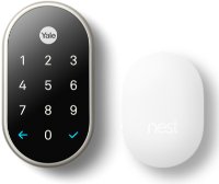 NEST YALE LOCKD WITH CONNECT/SATIN NICKEL Nest x Yale Lock with Google Nest Connect