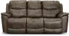 Cade Sable Brown Leather-Match Power Reclining Sofa
