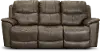 Clearance Cade Sable Brown Leather-Match Power Reclining Sofa