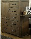 1987-323 Clearance Rustic Brown Chest of Drawers - St. Croix