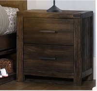 1987-771 Rustic Contemporary Brown Nightstand - St. Croix
