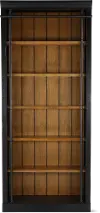 Toulouse Two-tone Black and Honey Bookcase