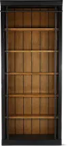 Toulouse Two-tone Black and Honey Bookcase