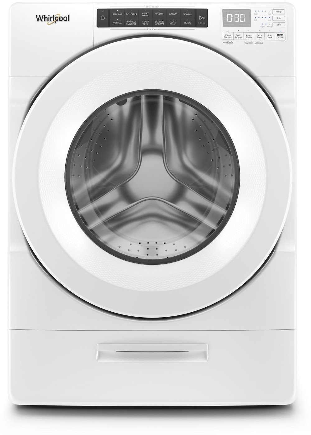 WFW5620HW Whirlpool Closet-Depth Washer - 4.5 cu. ft. White-1